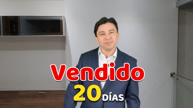 DEPARTAMENTO vendido en 20 Días. Ing. Jassan Guevara