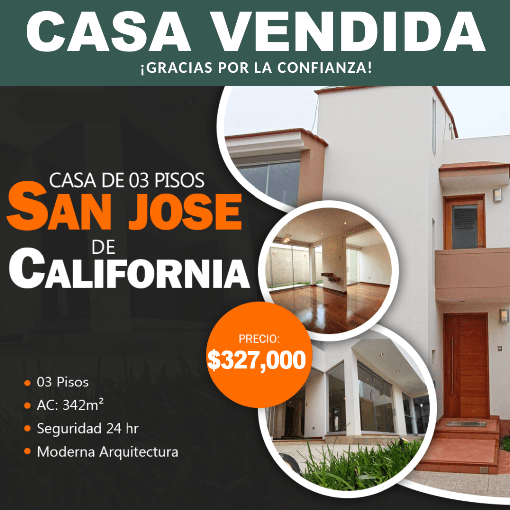 Casa de lujo vendida en San José de California, Trujillo en menos de 90 días | Notaría Guerra Salas