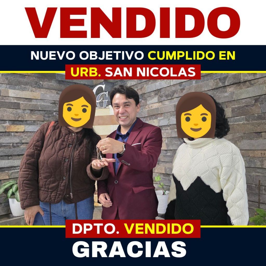 Departamento vendido en San Nicolás Trujillo en 25 días