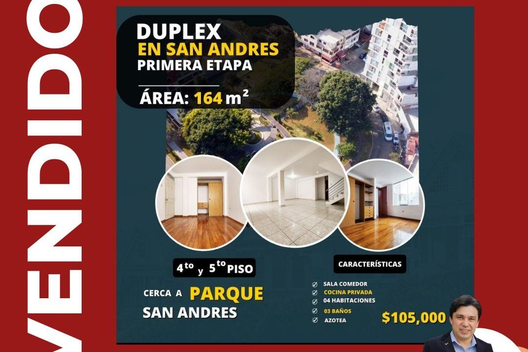 Dúplex vendido en tiempo récord en la urb. San Andrés I Etapa, Trujillo, con acompañamiento de JASSAN Bienes Raíces y firma en Notaría Corcuera aplicando el Método ADI 2025.