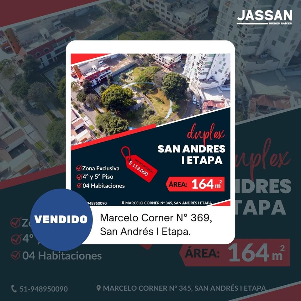 Departamento dúplex vendido en San Andrés I Etapa, Trujillo | Caso de Éxito JASSAN