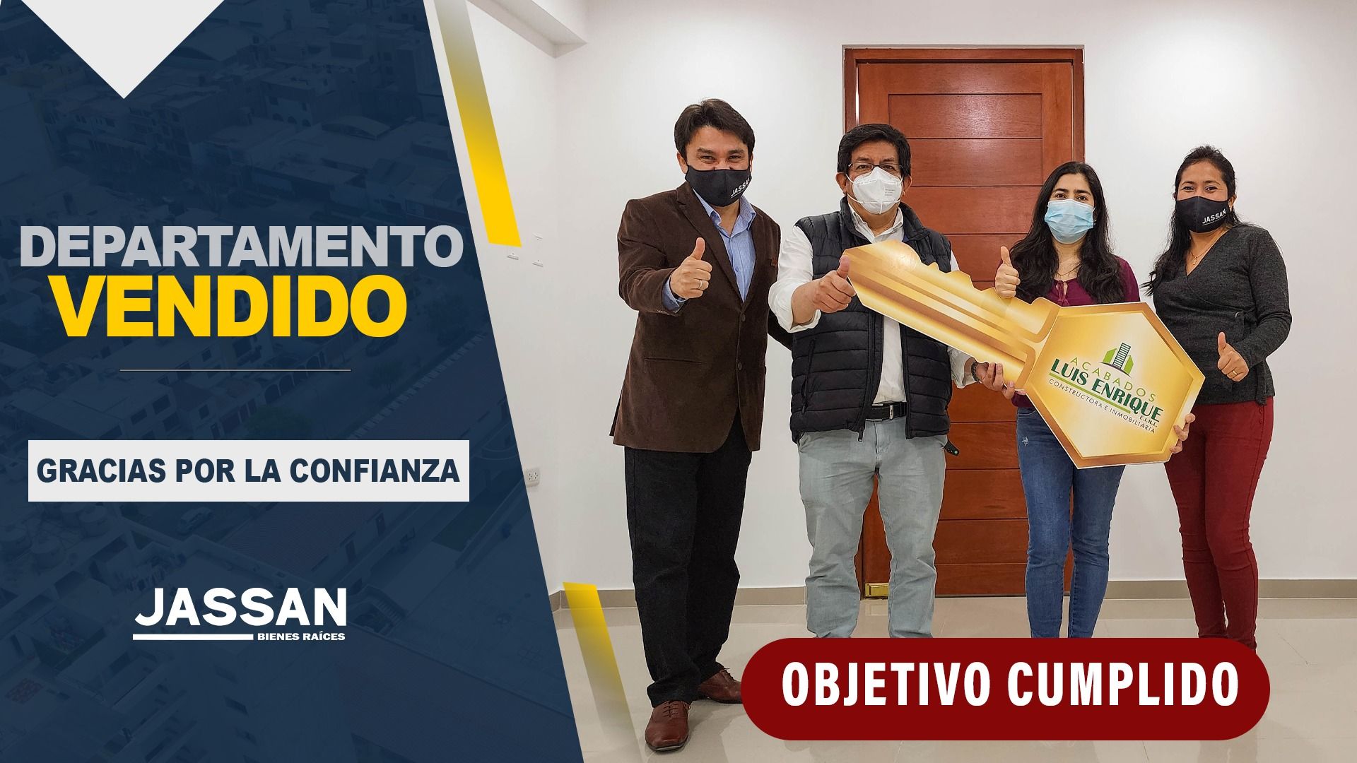 Departamento vendido en Urb. Trupal – Trujillo con firma en Notaría Corcuera | Caso documentado JASSAN Bienes Raíces