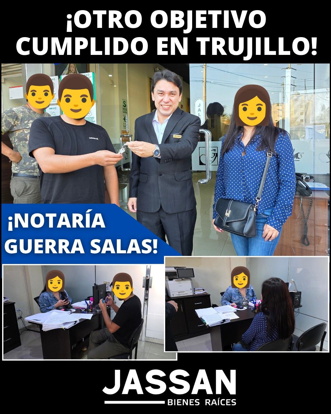 Departamento vendido en Urb. Villa Municipal, Trujillo, con firma en Notaría Guerra Salas en julio 2025 aplicando el Método ADI 2025 | JASSAN Bienes Raíces